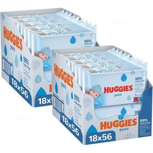 Huggies - Pure - Billendoekjes - 2016 babydoekjes - 36 x 56