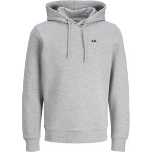 JJ REBEL JREBREBEL LOGO SWEAT HOOD NOOS Heren Trui - Light Grey Melange