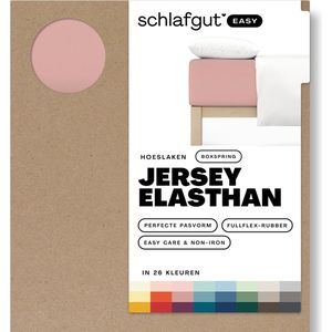 schlafgut Boxspring Easy Jersey Elasthan Hoeslaken L - 140x200 - 160x220 154 Purple Mid