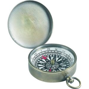 Authentic Models - Kompas - Messing - kompassen - 4,70 x 6,50 cm