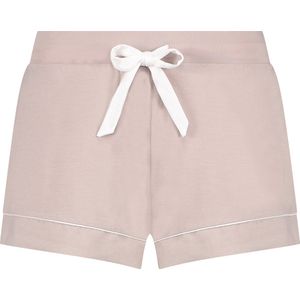 Hunkemöller Dames Nachtmode Shorts Jersey Essential - Beige - maat S