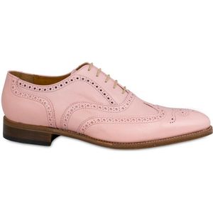 VanPalmen Quirey Nette schoenen - heren veterschoen - roze - goodyear-maakzijze - topkwaliteit
