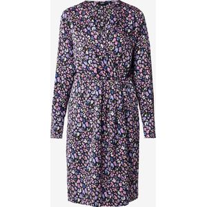 Mexx All Over Printed Fake Wrap Dress - Dames - Donker Paars - Maat L