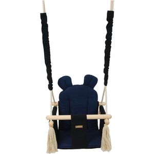 Babyschommel - Babyswing - met Oren - Max. 20 Kg - Zwar - Marine