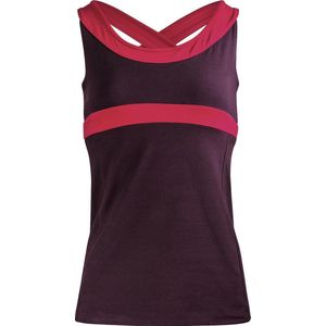 Yoga-Top ""Shape me"" vest - aubergine L Loungewear shirt YOGISTAR
