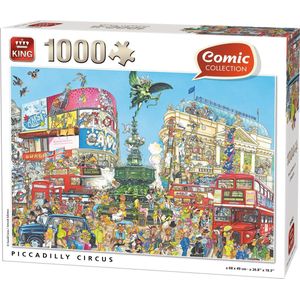 Comic Piccadilly Circus - Puzzel - 1000 Stukjes