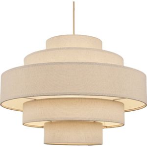 Lumidora Hanglamp 75083 - POLIGNANO - E27 - Beige - Creme - Metaal - ⌀ 51.5 cm