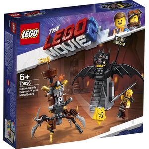 LEGO The Movie 2 Gevechtsklare Batman en Metaalbaard - 70836