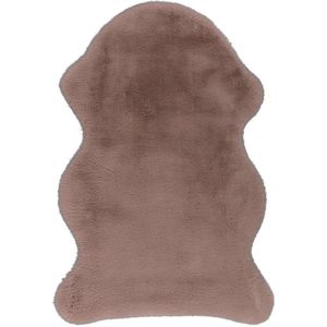 Cosy | Hoogpolig Vloerkleed | Organische Vorm | Powder Pink | Hoogwaardige Kwaliteit | 60x90 cm