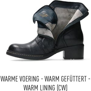 Wolky Laarzen Red Deer CW zwart leer