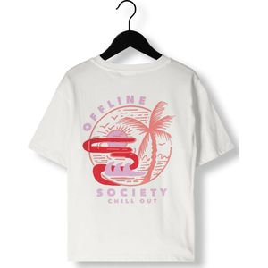 Sofie Schnoor G241213 Tops & T-shirts Meisjes - Shirt - Wit - Maat 140