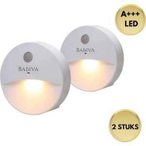 BABIVA® Premium Duo Stopcontact LED Nachtlampje - Nachtlampje voor Baby's Kinderen en Volwassen - Met Automatisch dag-nacht Sensor- Energiezuinig -Zacht Speciaal Licht voor Baby's Kinderen en Volwassen