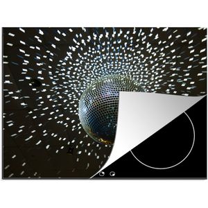 KitchenYeah® Inductie beschermer 70x52 cm - Een discobal aan het plafond - Kookplaataccessoires - Afdekplaat voor kookplaat - Inductiebeschermer - Inductiemat - Inductieplaat mat