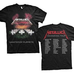 Metallica - Master Of Puppets European Tour '86. Heren T-shirt - 2XL - Zwart