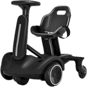 LifeStages - drift kart - 6V Elektrische Skelter - Steekwagen met 2-voudig Verstelbare Zitting - Zwart