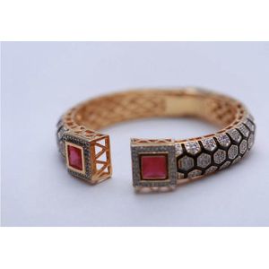 N3 Collecties Klemarmband__Armband met Roze stenen