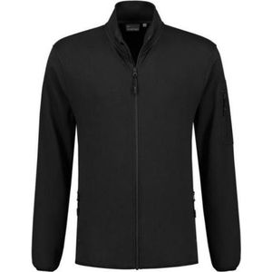 Santino Berlin Sweatvest lange mouwen +Rits - Zwart - XXL