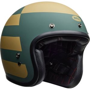 Bell - Custom 500 Parlor Open Helm - Zwart - Glasvezelcomposiet