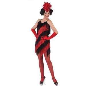 Jaren 20 kostuum | Charleston Firey Flapper | Maat 40-42 | Jurk | verkleedkleding