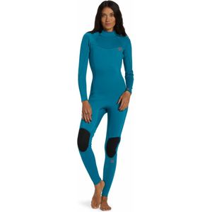 Billabong Dames Foil 3/2mm Flatlock Rug Ritssluiting Wetsuit ABJW