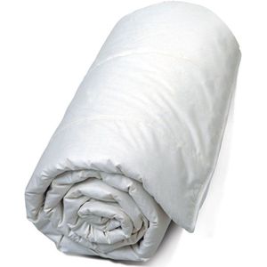 H&D Summer Silk Zijden Zomerdekbed - 100% Natuur Wilde zijde vulling - Tijkstof van 100% puur Percal zachte Katoen - Eenpersoons - 140x220cm