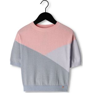 Nono Kes S/sl Knitted Sweater Truien & Vesten Meisjes - Sweater - Hoodie - Vest- Blauw - Maat 122/128