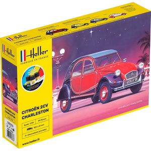 Heller - 1/24 Starter Kit Citroen 2cv Charlestonhel56766 - modelbouwsets, hobbybouwspeelgoed voor kinderen, modelverf en accessoires