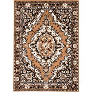 Pergamon Vloerkleed Oosters Tapijt Trendline Beige Keshan