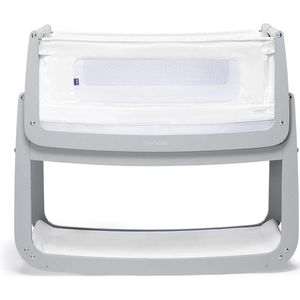Snuz Pod 4 bed wieg - Rocking Next to Me - draagbaar babybed met ritssluiting aan de muur - 3D ademend matras - 6 hoogte-instellingen - comfortabele nachtrust - Co Sleeper