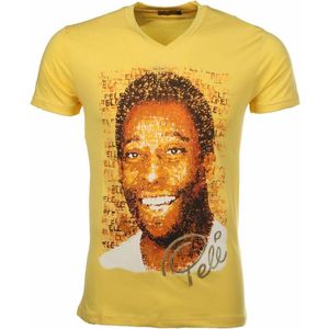 T-shirt Pele - Geel