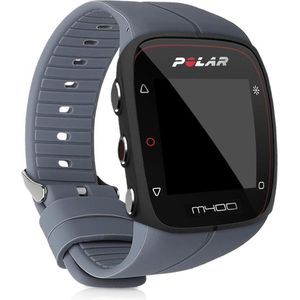 kwmobile bandje geschikt voor Polar M400 / M430 - Armband voor fitnesstracker in antraciet - Horlogeband