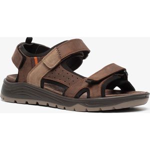 Hush Puppies leren heren sandalen bruin - Maat 46 - Uitneembare zool