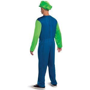 DISGUISE - Klassiek Luigi-kostuum voor volwassenen - M