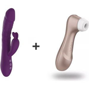 Satisfyer pro 2| Rabbit| Vibrators voor Vrouwen|Clitoris & G-spot Stimulator|Erotiek|Sex Toys| G-spot |zelfvoldoening| Cadeau|Voordeelpakket