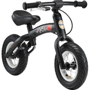 Bikestar, Sport, 2 in 1 meegroei loopfiets, 10 inch, zwart