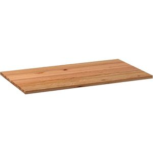 vidaXL - Tafelblad - rechthoekig - 180x90x4 - cm - massief - eikenhout - lichtbruin