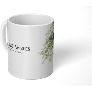 Mok - Koffiemok - Kerst - Versiering - Kerstboom - Mokken - 350 ML - Beker - Koffiemokken - Theemok