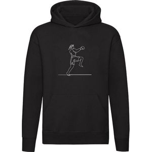 Bokser Sweater | boxer | kickboks | kickbox | vechtsport | Trui | Hoodie |  cadeau | kado  | Unisex