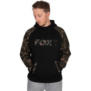 Fox Black / Camo Raglan Hoodie XXX-Large