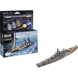 1:1200 Revell 65183 Battleship USS New Jersey - Model Set Plastic Modelbouwpakket