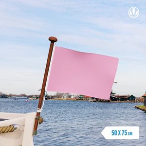 Vlag roze 50x75cm