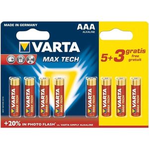 Varta Max Tech AAA Wegwerpbatterij Alkaline