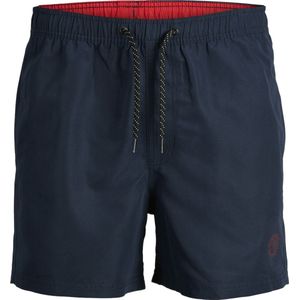 Jack & Jones Plus Size Heren Zwemshort Solid Donkerblauw - Maat 6XL