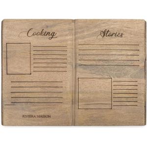 Riviera Maison Cooking Stories Chopping Board M - Mangohout - Naturel - 35.5x26.0x2.0 cm