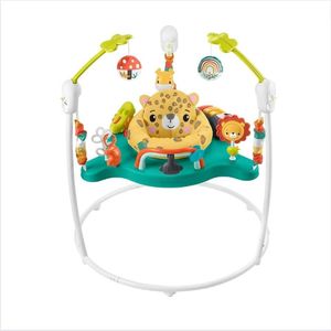 Baby Jumper - Baby Bouncer Luipaard Met Lichtjes & Geluid - Activiteiten Baby Zitje Speelgoed