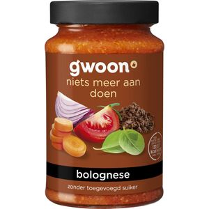 G’woon - Pastasaus Bolognese - 480g