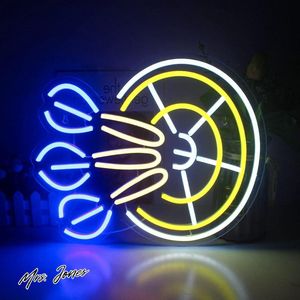 Mrs. Jones dart neonborden wanddecoratie boomerang neonlichtbord - winkel bar speelkamer woondecoratie .