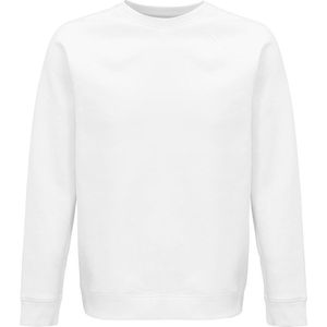 SOLS Unisex Adult Space Organic Raglan Sweatshirt (Wit)