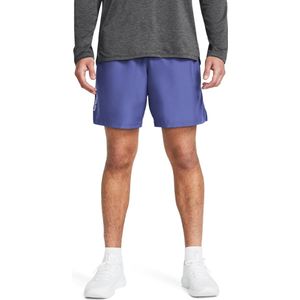 Under Armour UA Woven Wdmk Shorts Heren Sportbroek - Paars - Maat XL