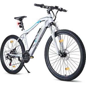 BLUEWHEEL BXB75 e-bike 27,5“ & 29“ I Duits kwaliteitsmerk | EU-conform E-mountainbike 21 versnellingen & achterwielmotor voor 25 km/h